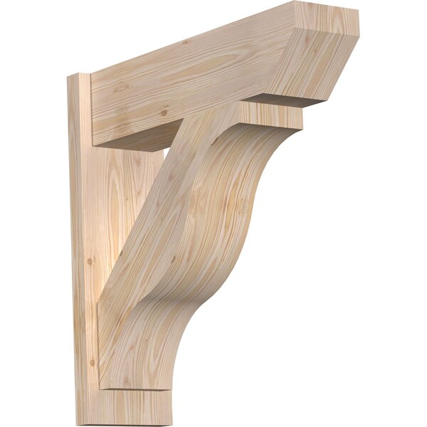 Ekena Millwork Funston Slat Smooth Outlooker, Douglas Fir, 7 1/2"W x 26"D x 26"H OUT08X26X26FST06SDF - main